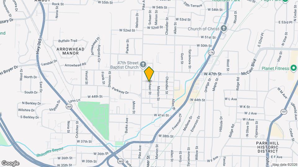 4519 Schaer St Map and Location Details