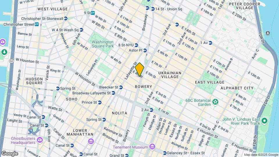 356 Bowery-Unit -2 Map and Location Details