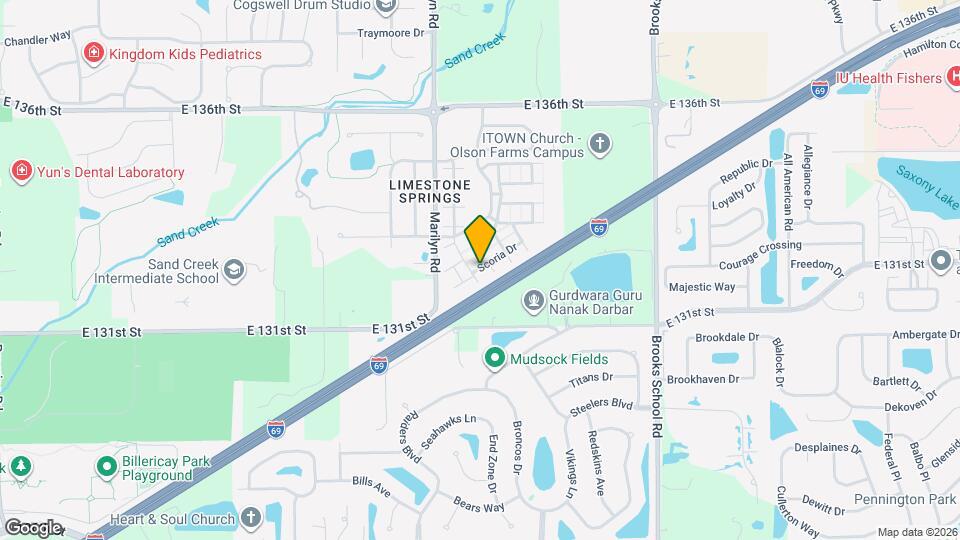 12035 Scoria Dr, Unit 1100 Mapa y Detalles de la Ubicación