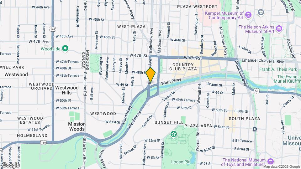 920 Ward Pkwy Map and Location Details