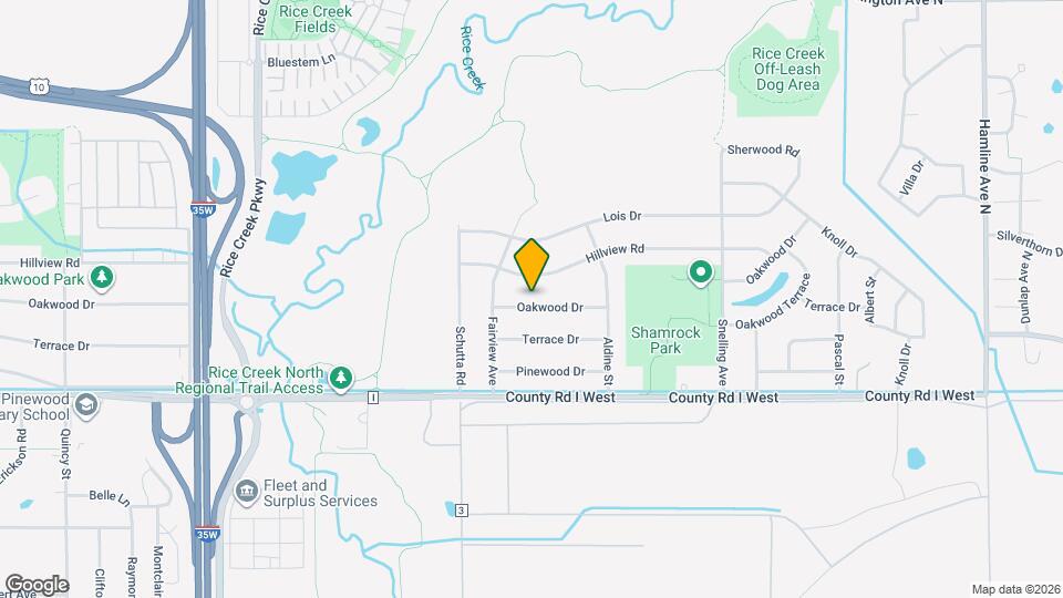 1755 Oakwood Dr Map and Location Details