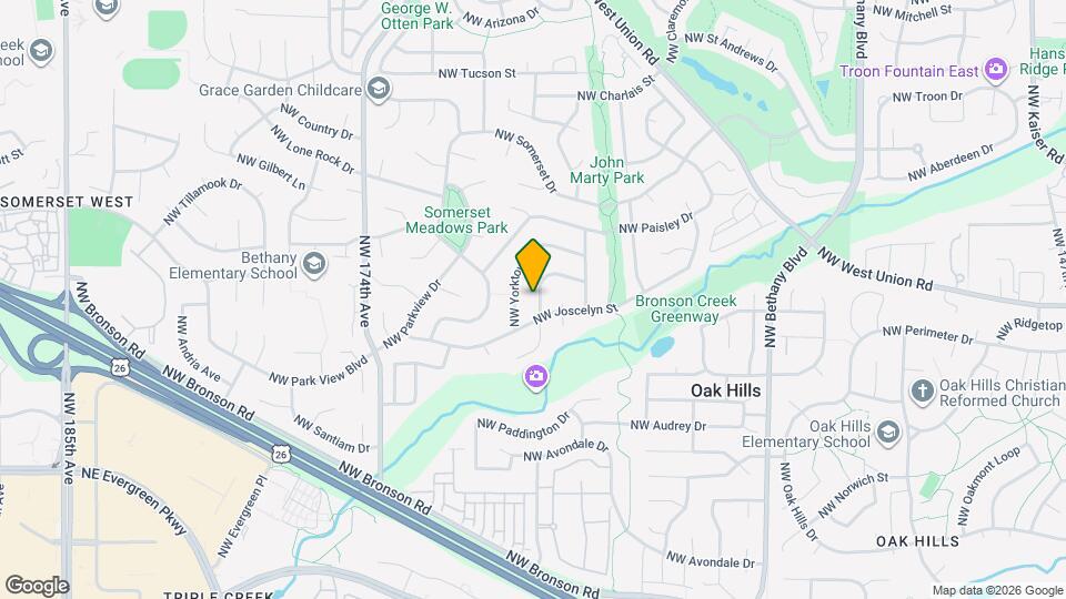 16715 NW Norwalk Dr Map and Location Details