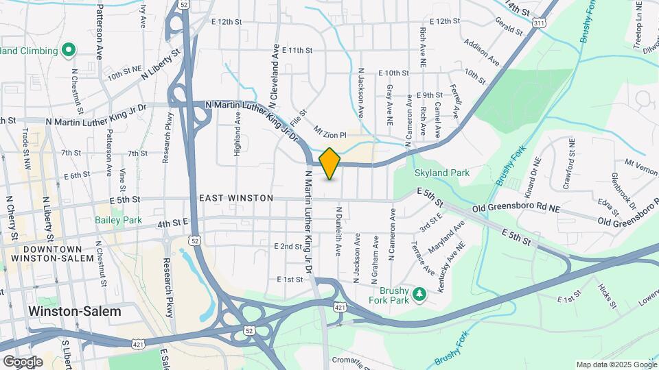 525 N Martin Luther King Jr Dr Map and Location Details