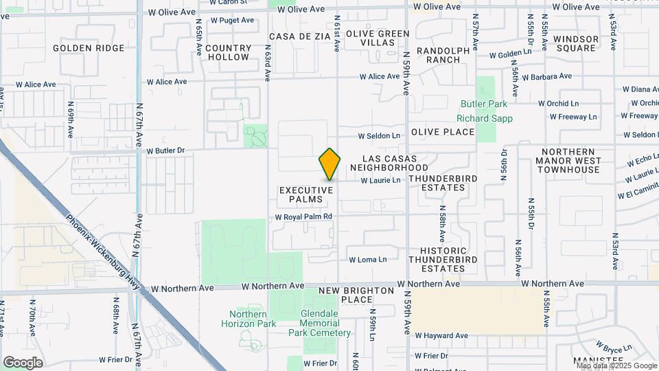 8246 N 61st Ave Map and Location Details