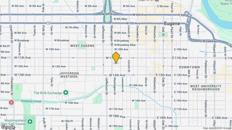 455 W 12th Ave Map and Location Details