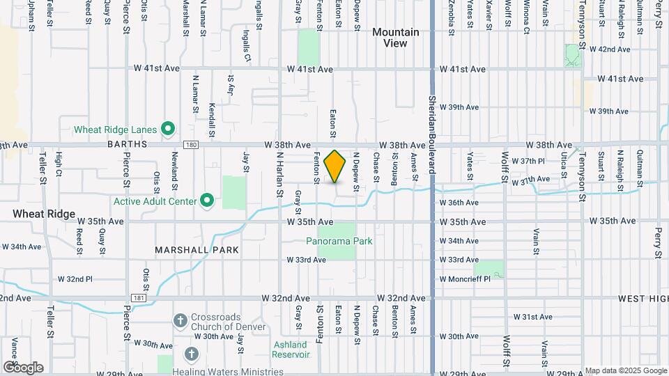 3679 Eaton St Map and Location Details