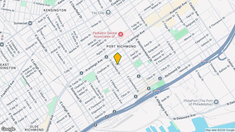 3111 Gaul St Map and Location Details