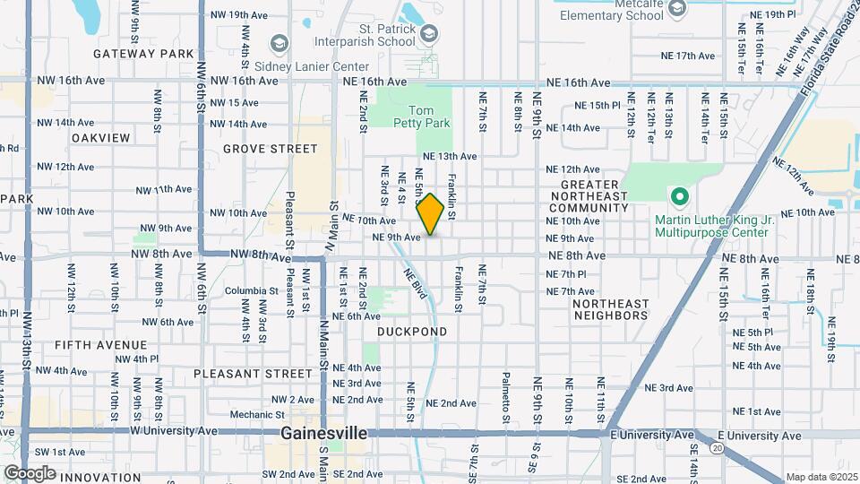 505 NE 9th Ave Map and Location Details