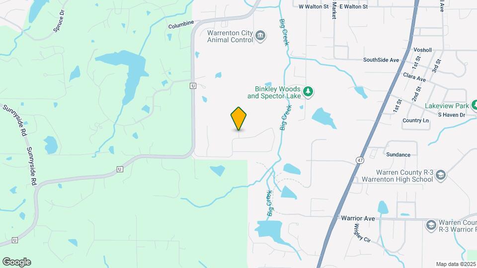 417 Briden Map and Location Details