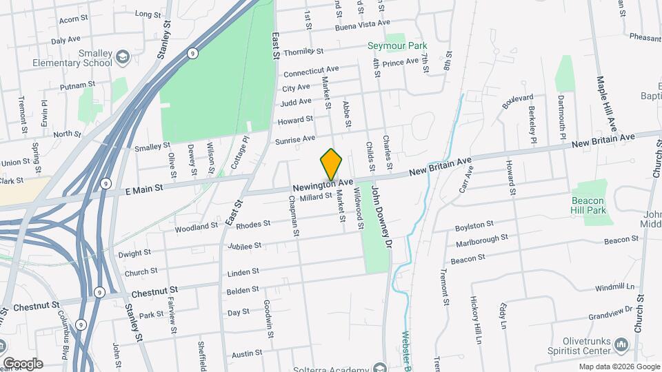 151 Newington Ave Mapa y Detalles de la Ubicación