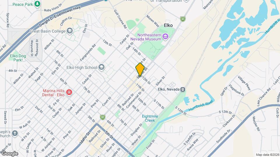 1168 Idaho St Map and Location Details