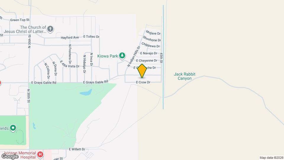 4335 E Crow Dr Map and Location Details