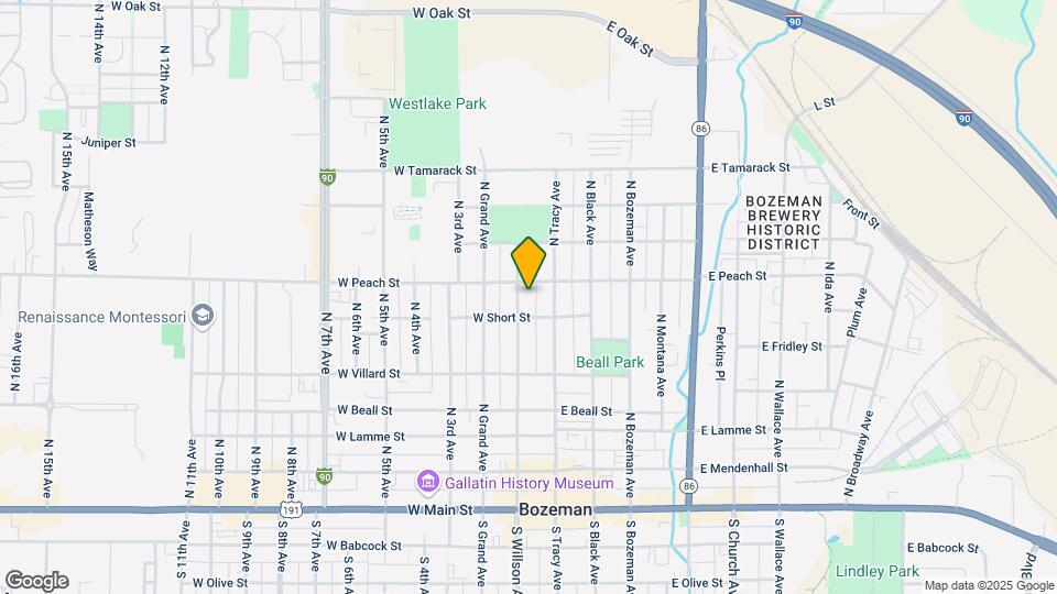 516 N Willson Ave Map and Location Details