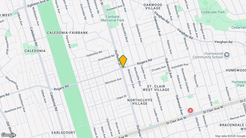 2005 Dufferin St Map and Location Details