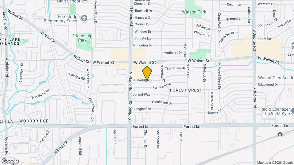 4310 Pineridge Dr Map and Location Details
