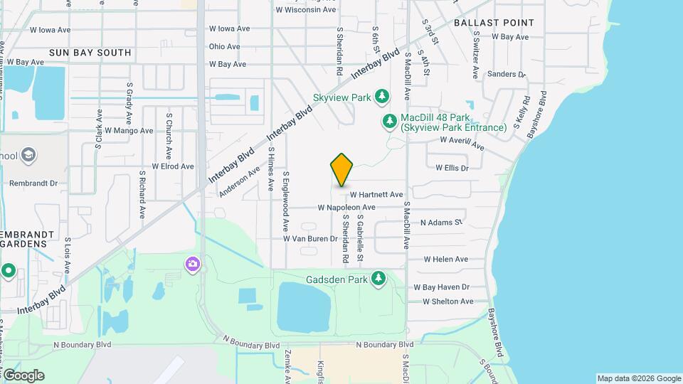 3217 W Hartnett Ave Mapa y Detalles de la Ubicación