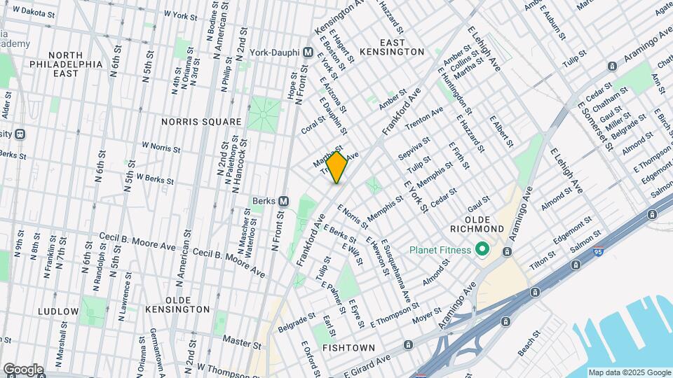2020 Frankford Ave Map and Location Details