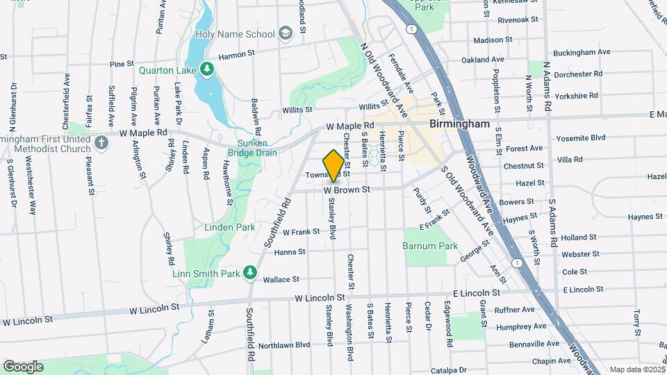 460 W Brown St Map and Location Details