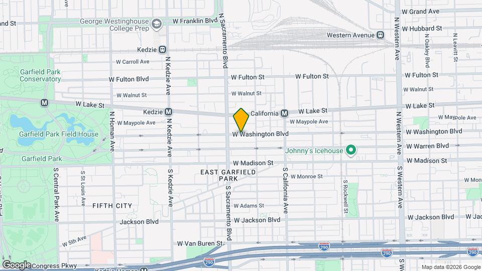 2931 W Washington Blvd Map and Location Details