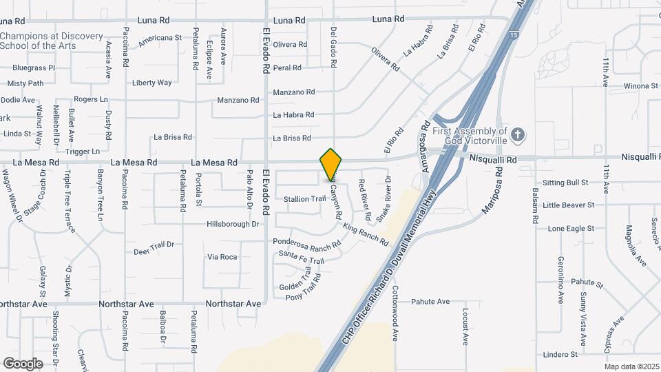 12832 King Canyon Rd Map and Location Details