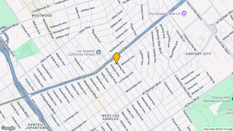 1827 Manning Ave Mapa y Detalles de la Ubicación