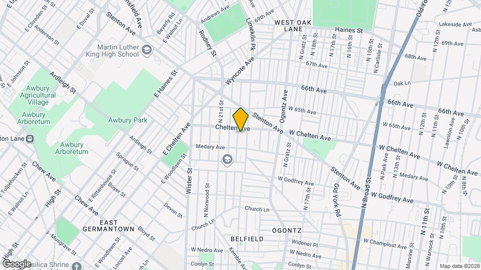 6335 N Woodstock St Map and Location Details