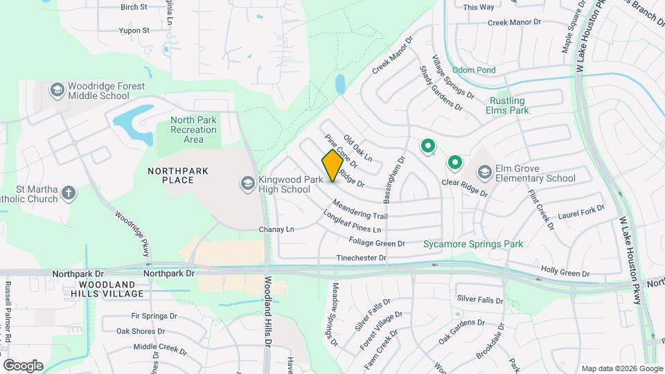 2422 Sherwood Hollow Ln Mapa y Detalles de la Ubicación