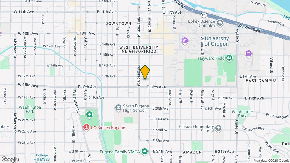 1747 Hilyard St Map and Location Details