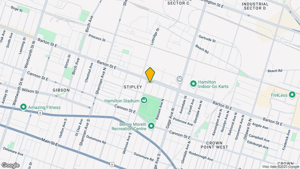 156 Melrose Ave N Map and Location Details