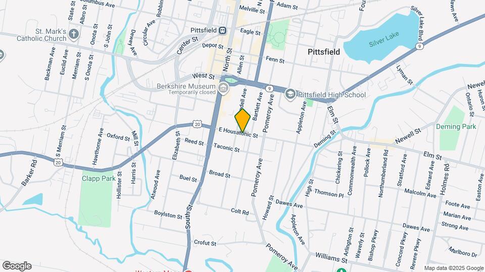 50 E Housatonic St Map and Location Details