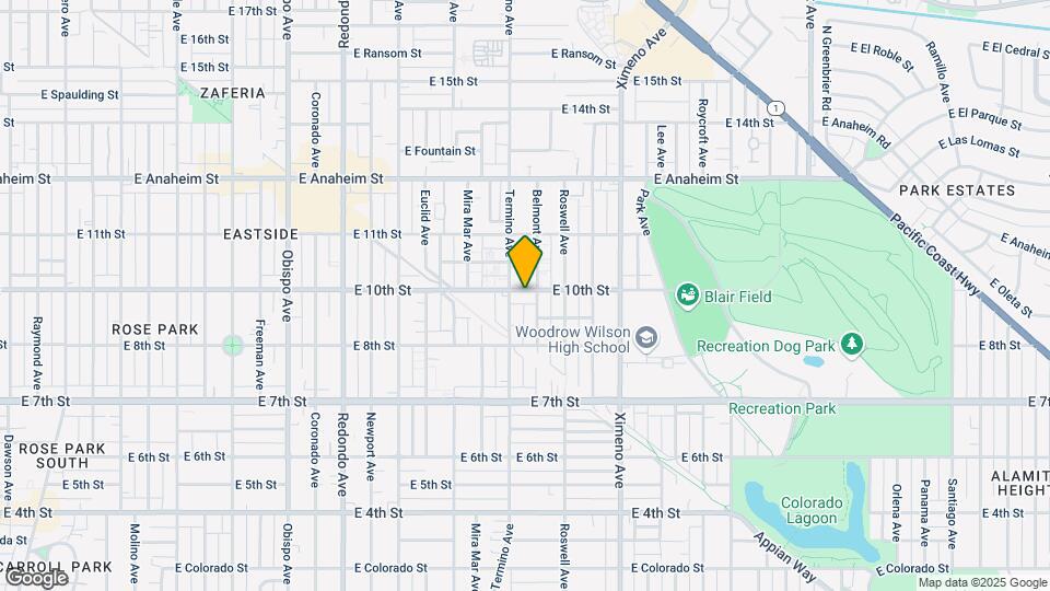 4024 E 10th St Map and Location Details