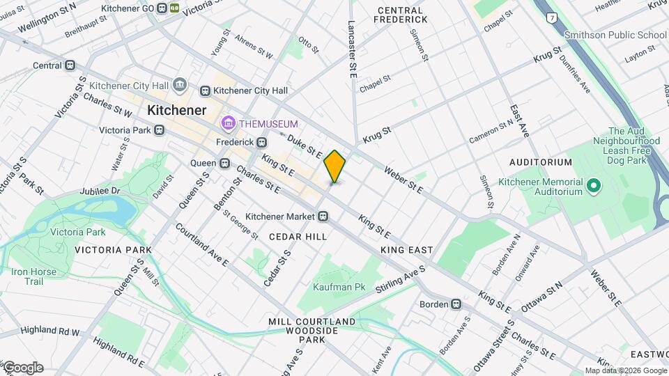 15 Cedar St N Map and Location Details