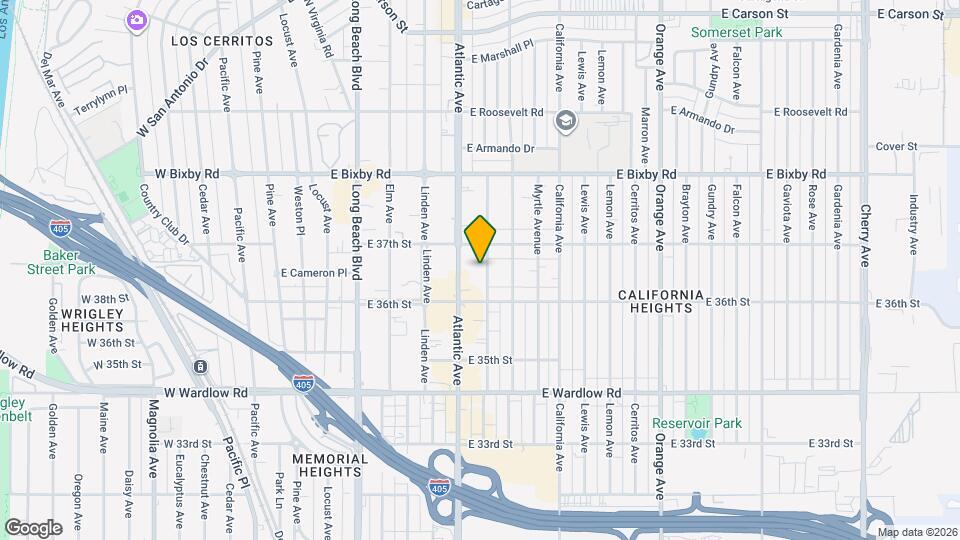 3633 Lime Ave, Unit 1 Map and Location Details