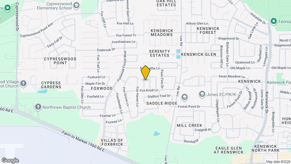 20406 Clydesdale Ridge Dr, Unit 111 Map and Location Details