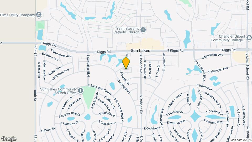 9444 E Lawndale Pl Map and Location Details