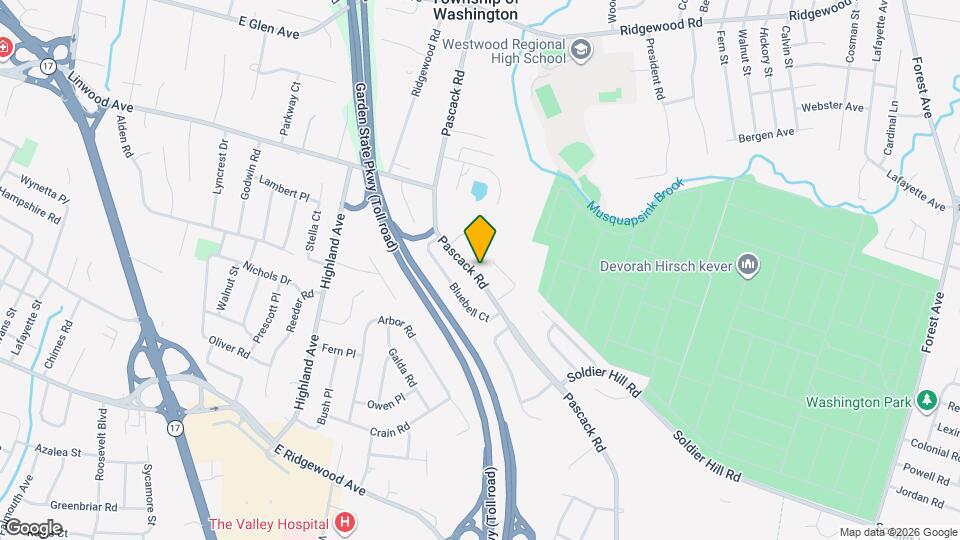 816 Pascack Rd Mapa y Detalles de la Ubicación
