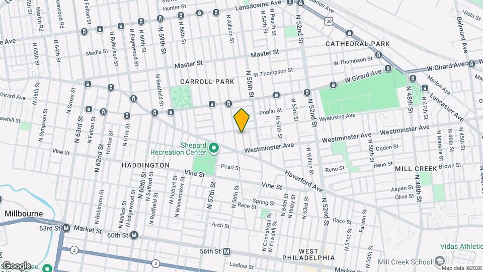 544 N Allison St Map and Location Details