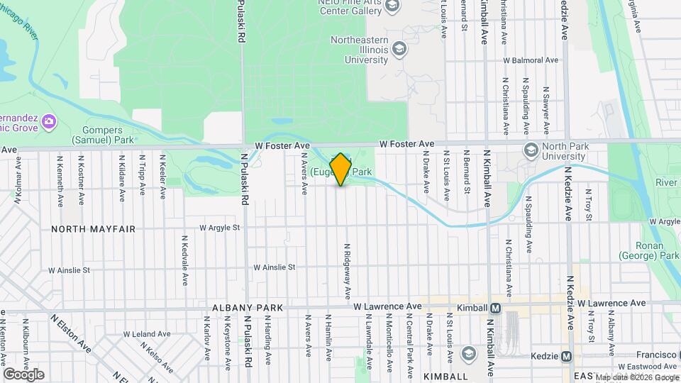 5050 N Ridgeway Ave Map and Location Details