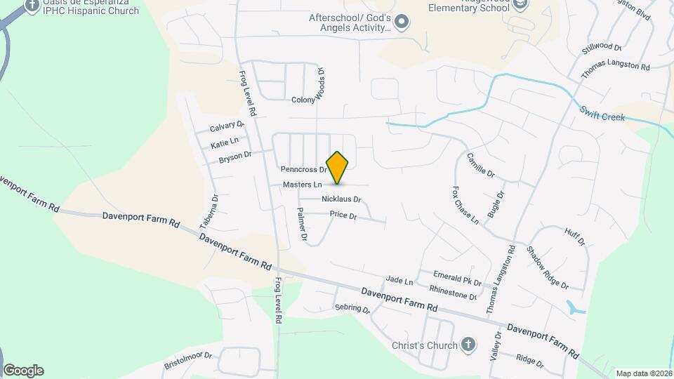 1201 Masters Ln Map and Location Details