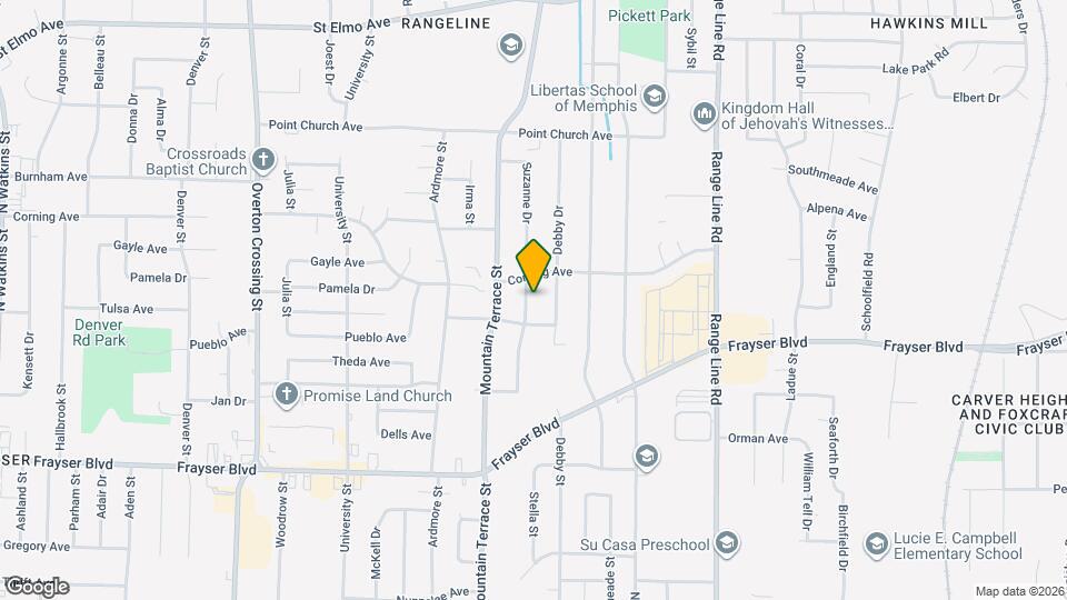 3552 Suzanne Dr Map and Location Details