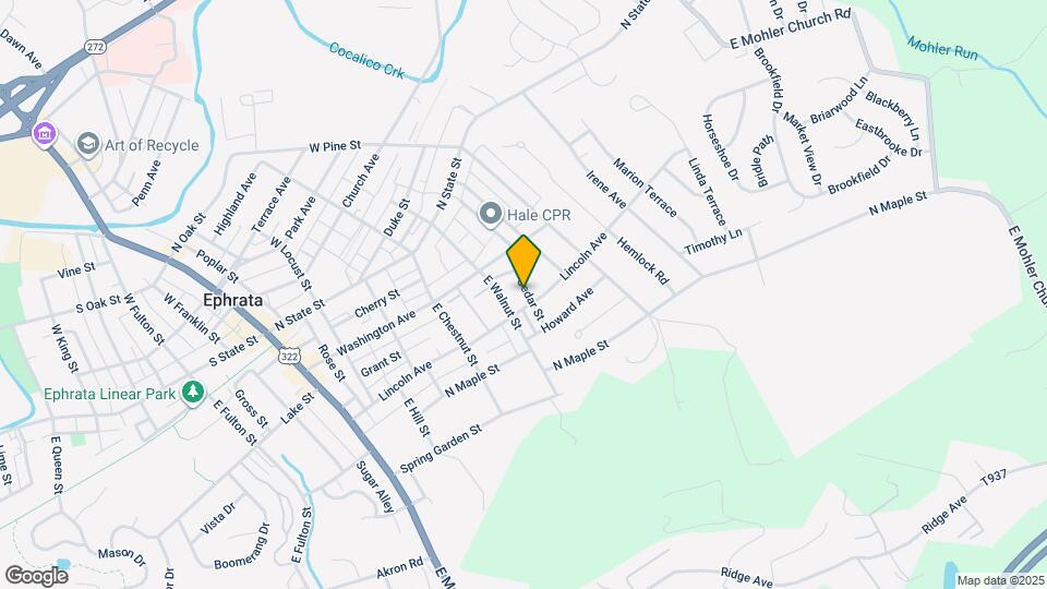 143 Cedar St Map and Location Details