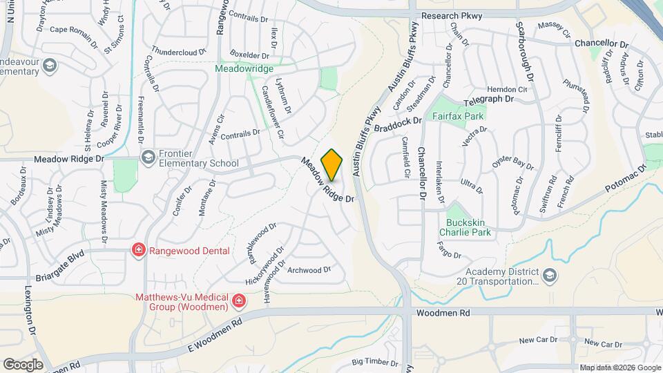 7836 Antelope Ridge Point Map and Location Details