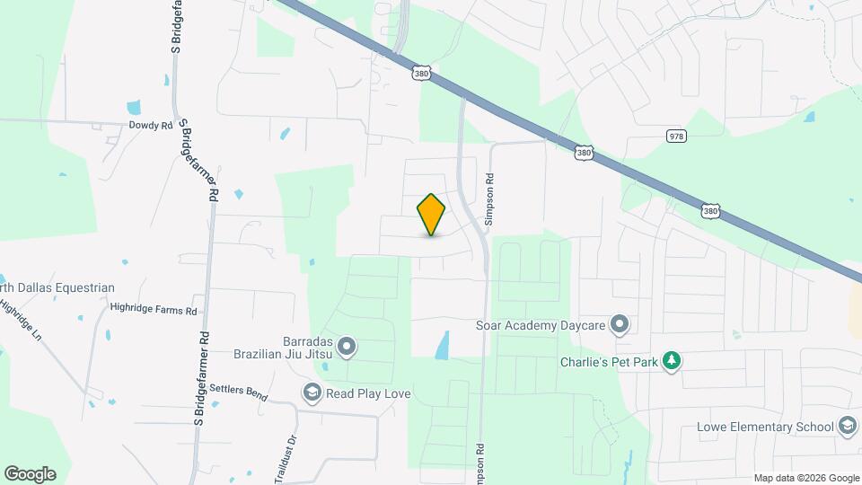 707 Hemingway Ln Map and Location Details