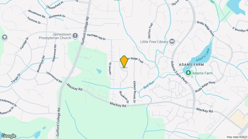 3011 Butterwood Dr Map and Location Details