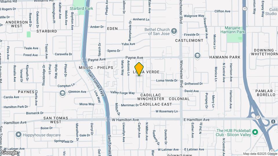 1396 Essex Way Mapa y Detalles de la Ubicación