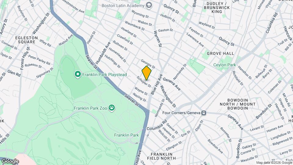 13 Schuyler St Map and Location Details