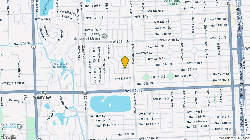 12225 NW 17th Pl Map and Location Details