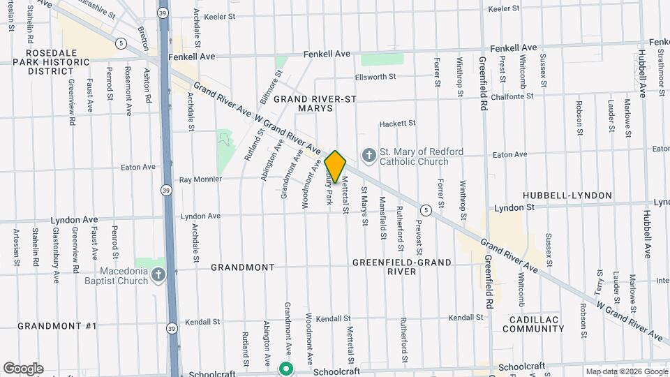 14576 Asbury Park Map and Location Details