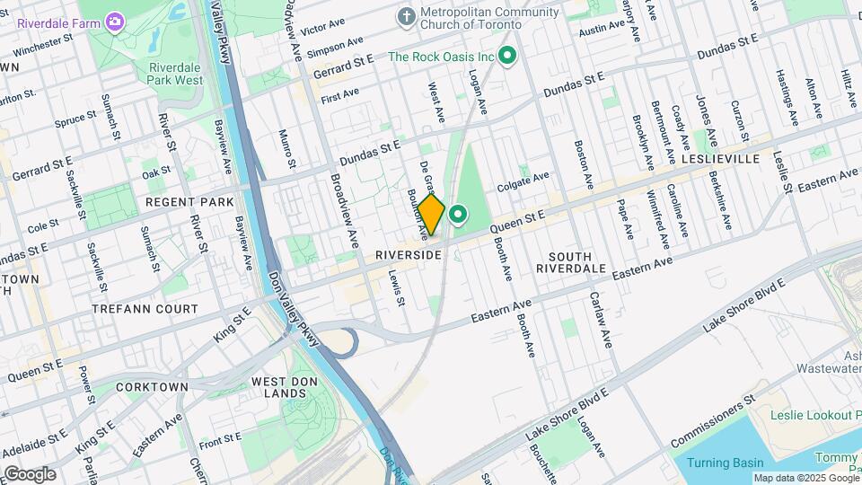 804 Queen St E Map and Location Details