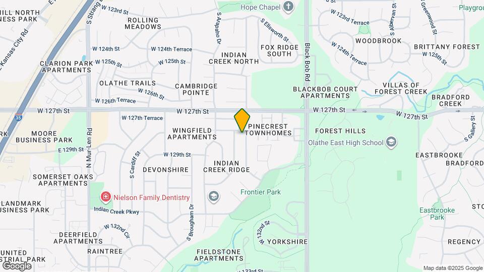 12806 S Blackfoot Dr Map and Location Details